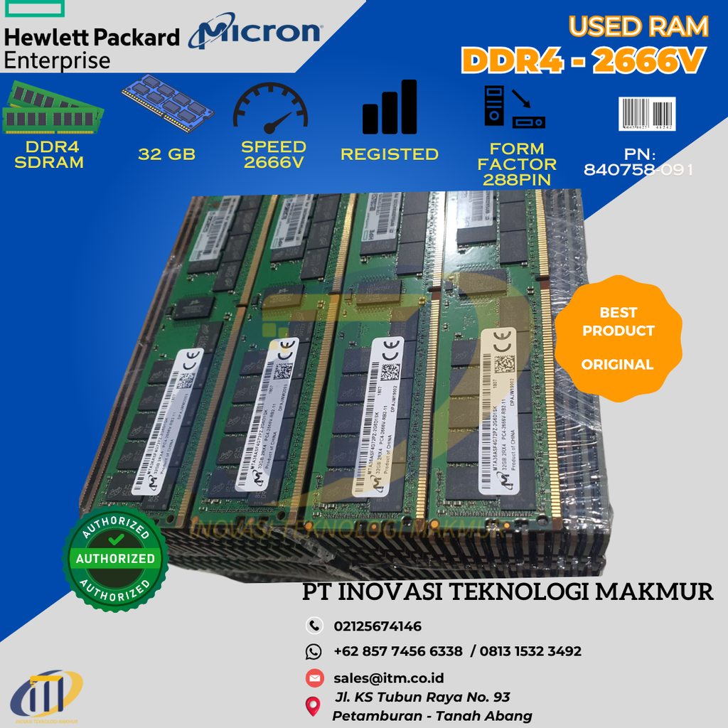 RAM SERVER - 32 GB HPE