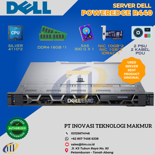 SERVER BEKAS DELL R440